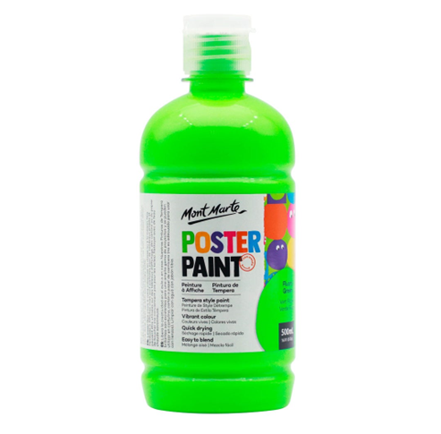 Poster, Size 500ML, Color Green, 1 Ea