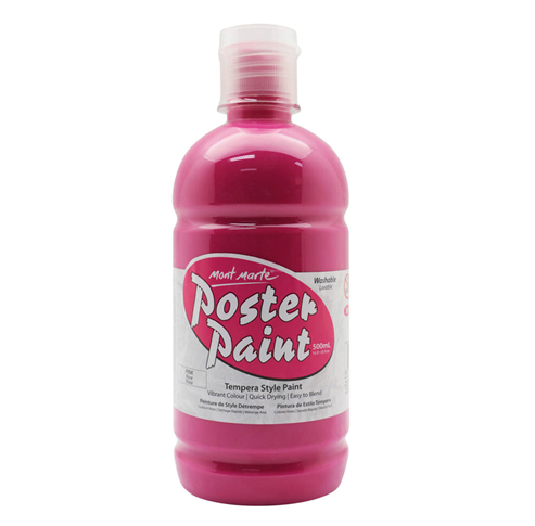 Poster, Size 500ML, Color Pink, 1 Ea