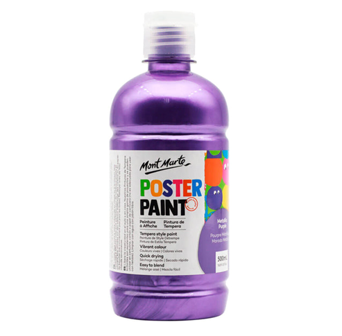 Poster, Size 500ML, Color Violet, 1 Ea